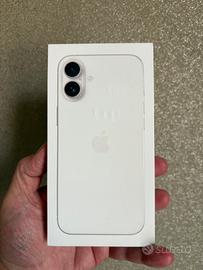 iPhone 16 Plus Silver 128 GB Batteria 100%