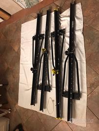4 porta bici da tetto auto
