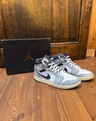 Jordan 1 Mid antracite grigio fumo chiaro 42,5