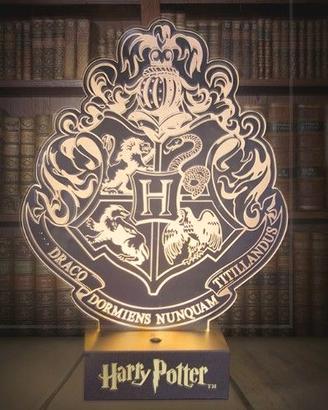 Lampada stemma Harry Potter