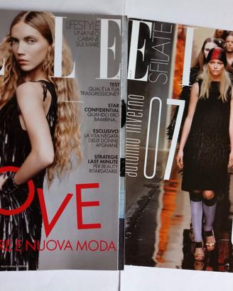 ELLE Italia agosto 2007 + suppl. Sfilate
