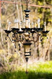 Lampadario a sospensione vintage