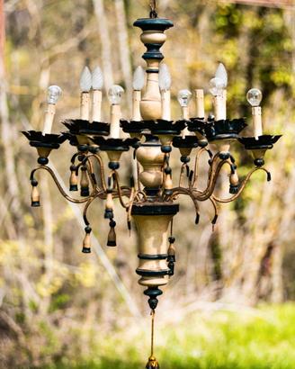 Lampadario a sospensione vintage