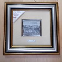 Lastra d'argento litografata in quadro
