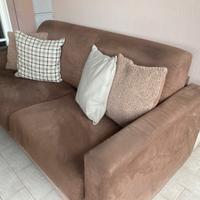 Divano letto marrone