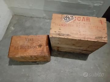 CASSETTE IN LEGNO VINTAGE