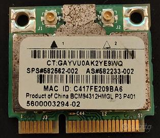 Scheda Wi-Fi Broadcom BCM94312HMG Mini PCI-E 802.1