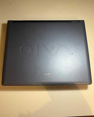 Sony Vaio PCG-9K1M vintage 2001 blu - Windows XP