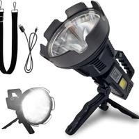 TORCIA LED PROFESSIONALE RICARICABILE USB DA 150W