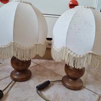 2 lampade da comodino vintage 