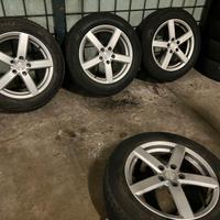 Nissan qashqai cerchi in lega gomme invernali