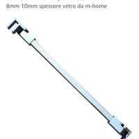 Barra stabilizzatrice obliqua  doccia acciaio cm90