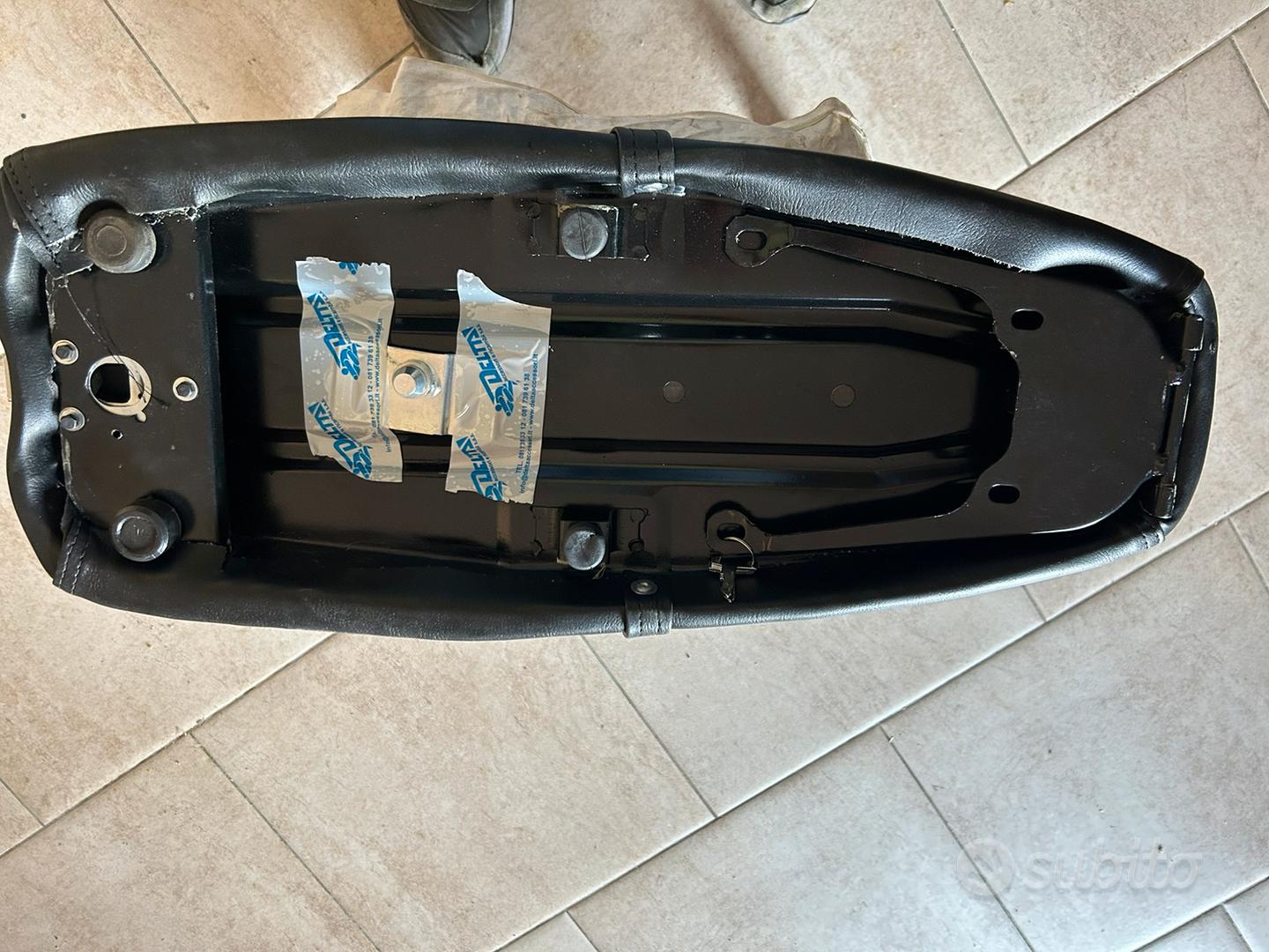 Sella Lunga Nera Per Vespa 50 Special - In Ecopelle Made In Italy - Foto 2