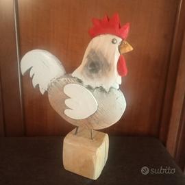 soprammobile artigianale in legno 