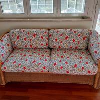 divano in vimini/rattan 2 posti