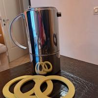 GIANNINI Caffettiera 9 tz in acciaio MADE IN ITALY