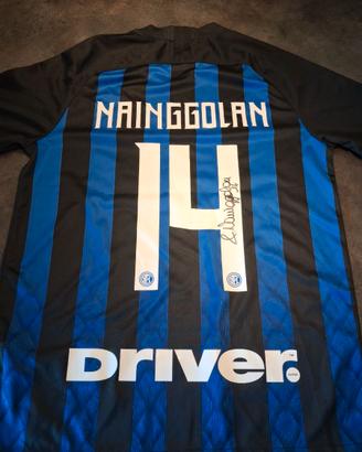 Maglia Inter nuova 18/19 NAINGGOLAN 14 autografata