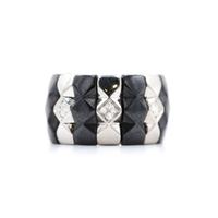 Anello Enigma oro e acciaio