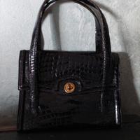 Borsa vintage in coccodrillo 