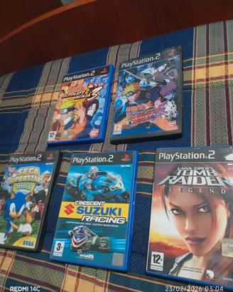5 Giochi ps2 