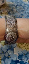 bracciale etnico argento indiano 