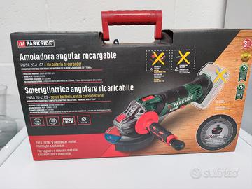 Smerigliatrice angolare a batteria - Parkside