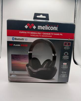 Meliconi HP Flash Cuffie Bluetooth TV con base