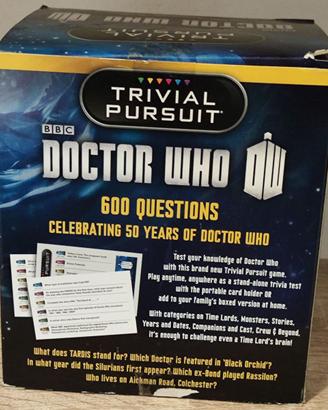 trivial pursuit Doctor who .