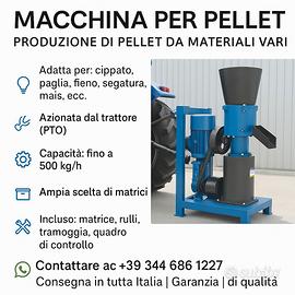 Pellettatrice a cardano