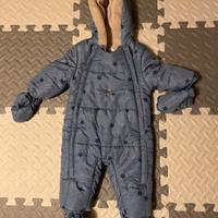 Tutina invernale bimbo 2-4 mesi