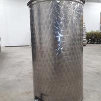 Botte inox vino 75 litri, cisterna, serbatoio alim