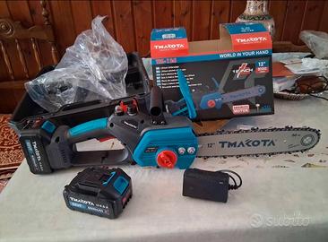 motosega makota 12 pollici doppia batteria 
