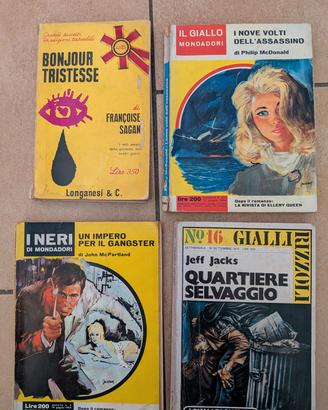 Lotto 4 libri gialli