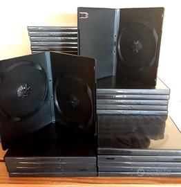 LOTTO 70 Custodie DVD Cd 60 Singole 10 Doppie