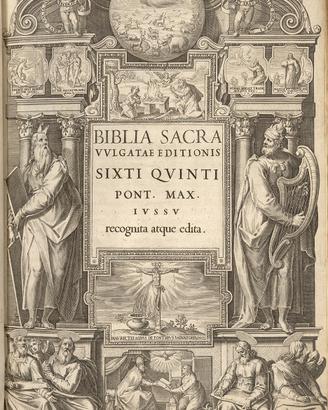 Bibbia sacra del 500