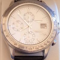 Longines Cronografo Admiral 5 ☆☆☆☆☆ bianco 7460