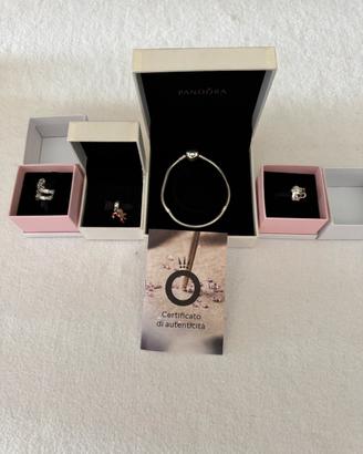 Bracciale piu charm pandora originali