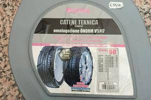 Catene neve per cerchi 13 14 15 misure in foto 9mm