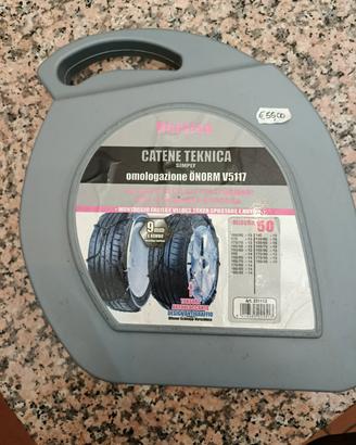 Catene neve per cerchi 13 14 15 misure in foto 9mm