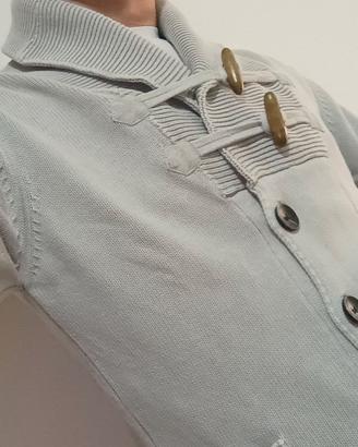 Cardigan uomo sciallato cotone BERNA