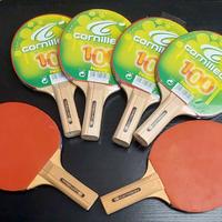 Set 6 racchette Ping Pong  4 nuove 2 usate
