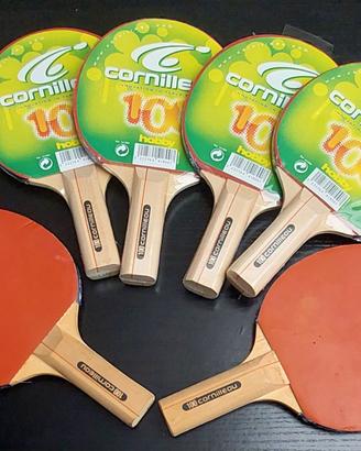 Set 6 racchette Ping Pong  4 nuove 2 usate