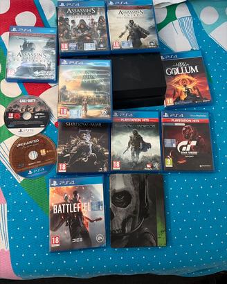 PS4 Fat 500GB + 12 giochi — funzionante
