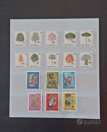 Francobolli San Marino  Alberi 1979/Scuola 1986