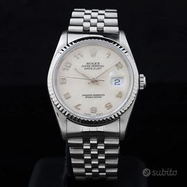 Rolex Datejust 36 mm ref 16234 white gold bezel