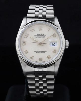 Rolex Datejust 36 mm ref 16234 white gold bezel