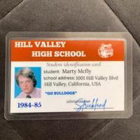 Tesserino Scolastico Di Marty McFly