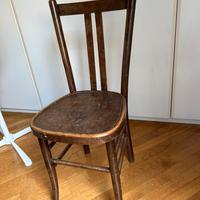 Sedia legno curvato