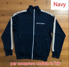 tuta palm angels blu scuro