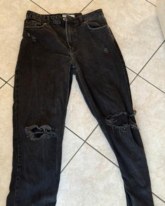 Jeans neri strappati uomo - Modello Slim/Regular